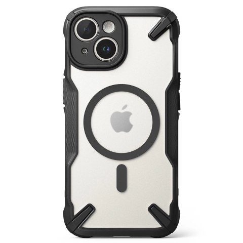 Etui Ringke Fusion X MagSafe na iPhone 15 Plus - czarny mat Etui Ringke Fusion X MagSafe na iPhone 15 Plus - czarny mat