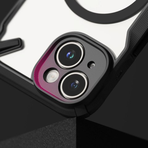 Etui Ringke Fusion X MagSafe na iPhone 15 Plus - czarny mat Etui Ringke Fusion X MagSafe na iPhone 15 Plus - czarny mat