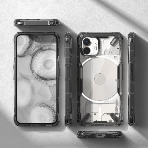 Etui Ringke Fusion X na Nothing Phone 2 - czarny dymny Etui Ringke Fusion X na Nothing Phone 2 - czarny dymny