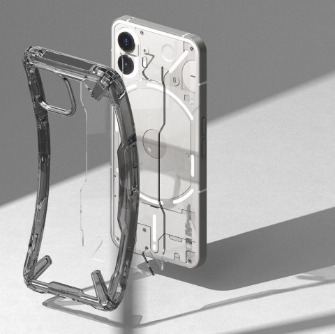 Etui Ringke Fusion X na Nothing Phone 2 - czarny dymny Etui Ringke Fusion X na Nothing Phone 2 - czarny dymny