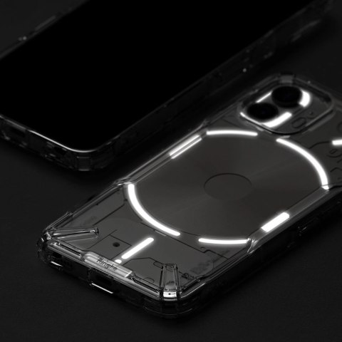 Etui Ringke Fusion X na Nothing Phone 2 - czarny dymny Etui Ringke Fusion X na Nothing Phone 2 - czarny dymny