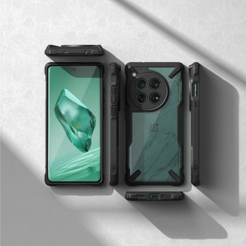 Etui Ringke Fusion X na Oneplus 12 - czarny