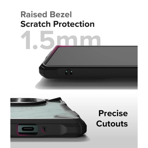 Etui Ringke Fusion X na Oneplus 12 - czarny