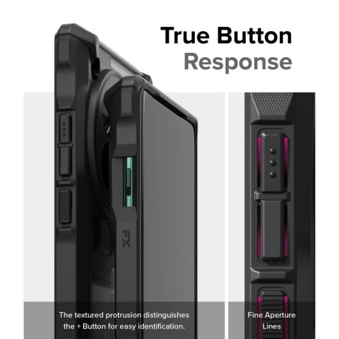 Etui Ringke Fusion X na Oneplus 12 - czarny