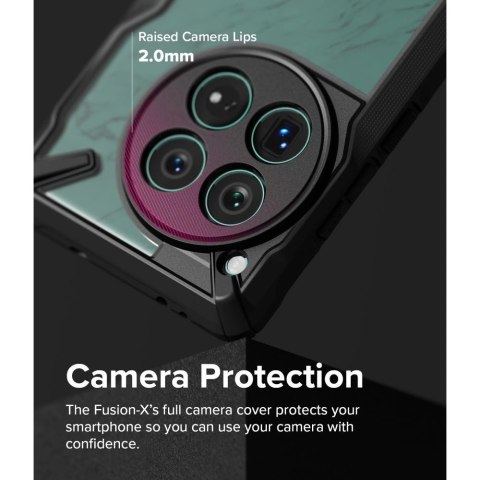 Etui Ringke Fusion X na Oneplus 12 - czarny