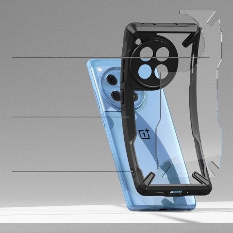 Etui Ringke Fusion X na Oneplus 12R - czarny Etui Ringke Fusion X na Oneplus 12R - czarny