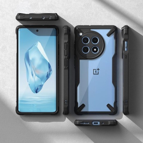 Etui Ringke Fusion X na Oneplus 12R - czarny Etui Ringke Fusion X na Oneplus 12R - czarny