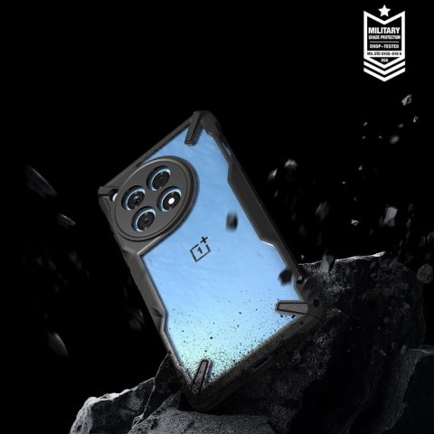 Etui Ringke Fusion X na Oneplus 12R - czarny Etui Ringke Fusion X na Oneplus 12R - czarny