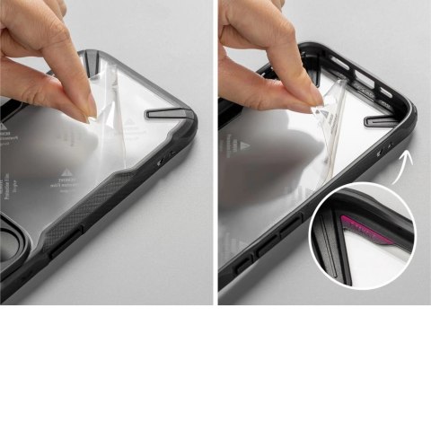 Etui Ringke Fusion X na Samsung Galaxy A55 5G - czarny Etui Ringke Fusion X na Samsung Galaxy A55 5G - czarny