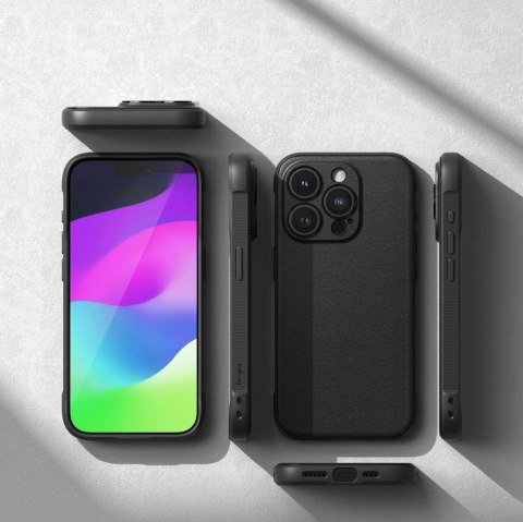 Etui Ringke Onyx MagSafe na iPhone 15 Pro - czarny Etui Ringke Onyx MagSafe na iPhone 15 Pro - czarny