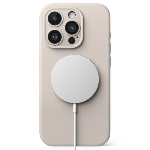 Etui Ringke Silicone MagSafe na iPhone 15 Pro Max - beżowy Etui Ringke Silicone MagSafe na iPhone 15 Pro Max - beżowy