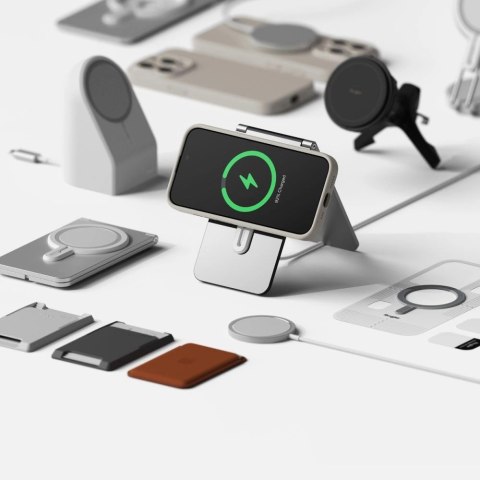 Etui Ringke Silicone MagSafe na iPhone 15 Pro Max - beżowy Etui Ringke Silicone MagSafe na iPhone 15 Pro Max - beżowy
