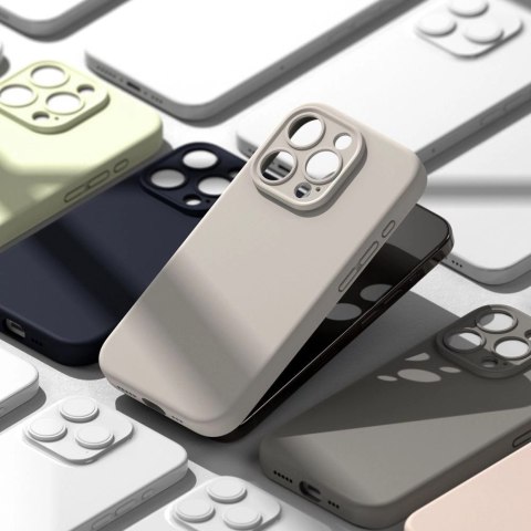 Etui Ringke Silicone MagSafe na iPhone 15 Pro - beżowy
