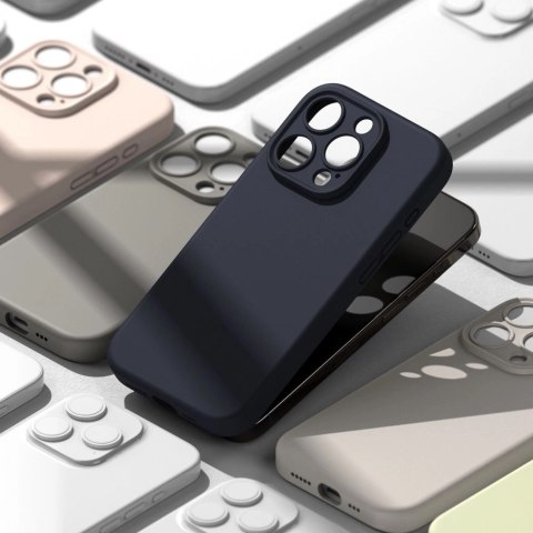 Etui Ringke Silicone MagSafe na iPhone 15 Pro - granatowy Etui Ringke Silicone MagSafe na iPhone 15 Pro - granatowy