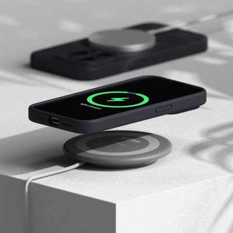 Etui Ringke Silicone MagSafe na iPhone 15 Pro - granatowy Etui Ringke Silicone MagSafe na iPhone 15 Pro - granatowy