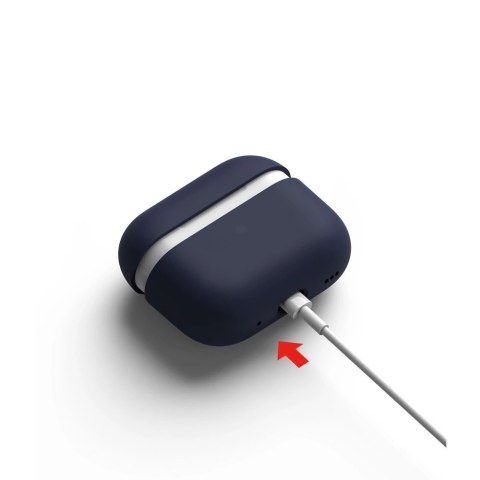 Etui Ringke Silicone na Apple AirPods Pro 1 / 2 - granatowe