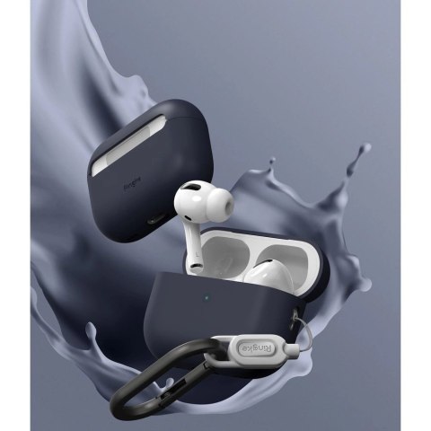 Etui Ringke Silicone na Apple AirPods Pro 1 / 2 - granatowe