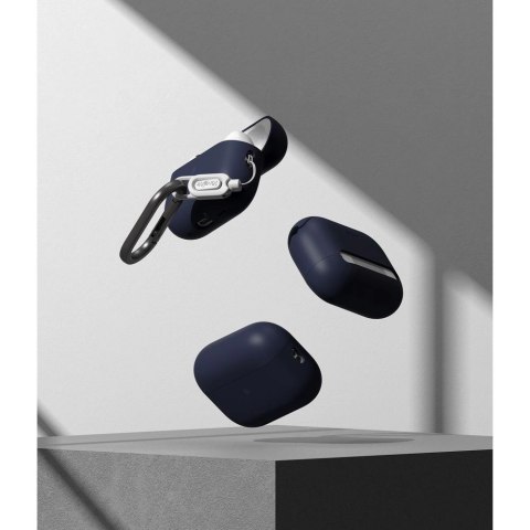 Etui Ringke Silicone na Apple AirPods Pro 1 / 2 - granatowe