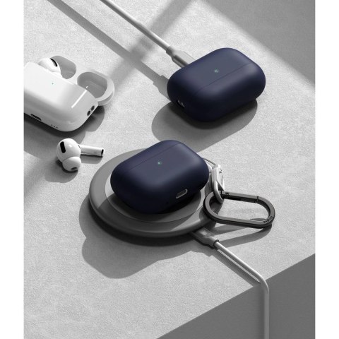 Etui Ringke Silicone na Apple AirPods Pro 1 / 2 - granatowe