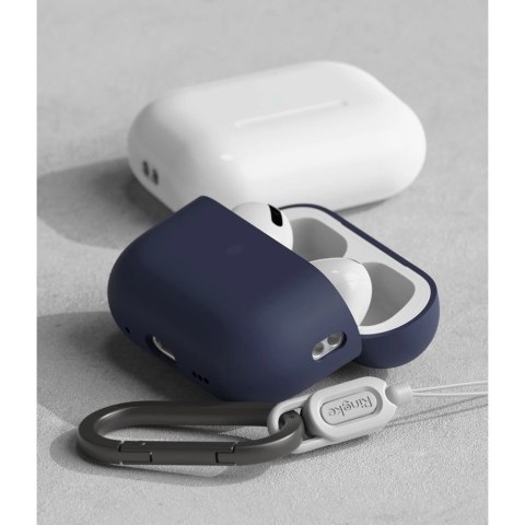 Etui Ringke Silicone na Apple AirPods Pro 1 / 2 - granatowe