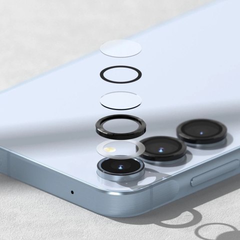 Ochronne nakładki Ringke Camera Frame Protector na Samsung Galaxy A35 / A55 5G - czarny