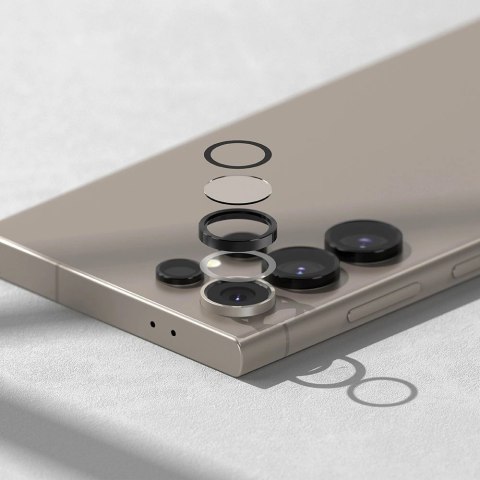 Ochronne nakładki Ringke Camera Frame Protector na Samsung Galaxy S24 Ultra - czarny
