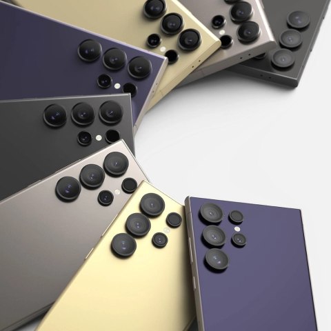Ochronne nakładki Ringke Camera Frame Protector na Samsung Galaxy S24 Ultra - czarny