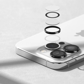 Ochronne nakładki Ringke Camera Frame Protector na iPhone 15 Pro Max - czarny