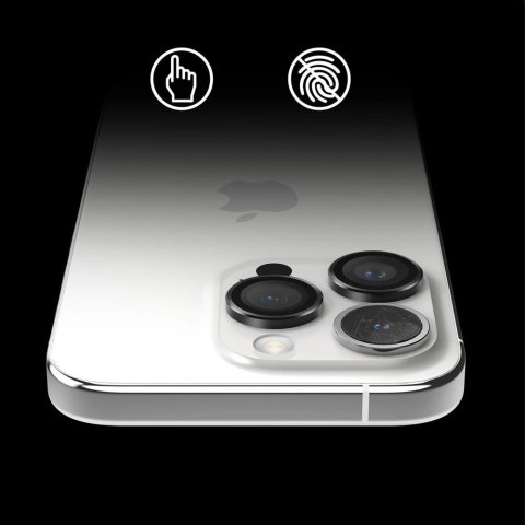 Ochronne nakładki Ringke Camera Frame Protector na iPhone 15 Pro Max - czarny