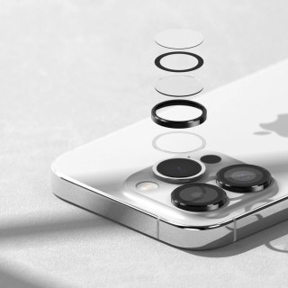 Ochronne nakładki Ringke Camera Frame Protector na iPhone 15 Pro - czarny