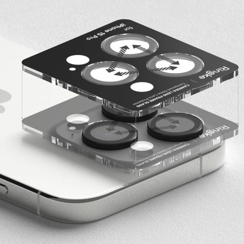 Ochronne nakładki Ringke Camera Frame Protector na iPhone 15 Pro - czarny Ochronne nakładki Ringke Camera Frame Protector na iPhone 15 Pro - czarny