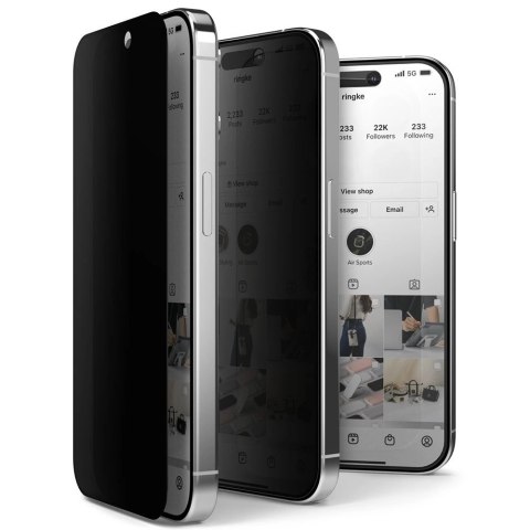 Szkło prywatyzujące Ringke Tempered Glass na iPhone 15 Pro Max Szkło prywatyzujące Ringke Tempered Glass na iPhone 15 Pro Max