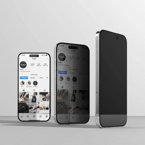 Szkło prywatyzujące Ringke Tempered Glass na iPhone 15 Pro Max Szkło prywatyzujące Ringke Tempered Glass na iPhone 15 Pro Max