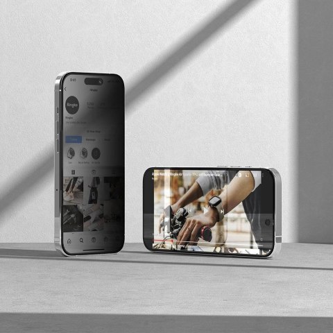 Szkło prywatyzujące Ringke Tempered Glass na iPhone 15 Pro Max Szkło prywatyzujące Ringke Tempered Glass na iPhone 15 Pro Max