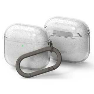 Etui Ringke Air na Apple AirPods 4 - przezroczysto-brokatowe