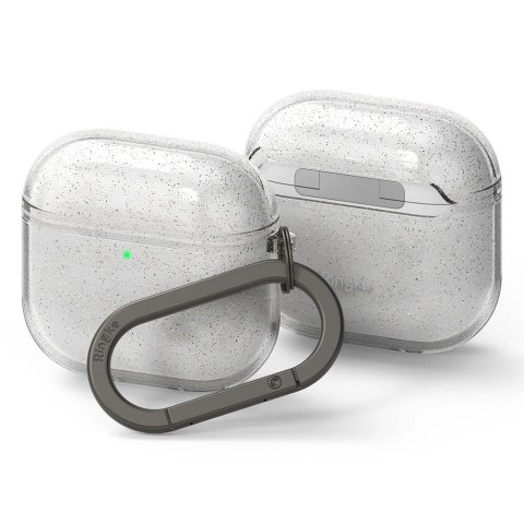 Etui Ringke Air na Apple AirPods 4 - przezroczysto-brokatowe Etui Ringke Air na Apple AirPods 4 - przezroczysto-brokatowe