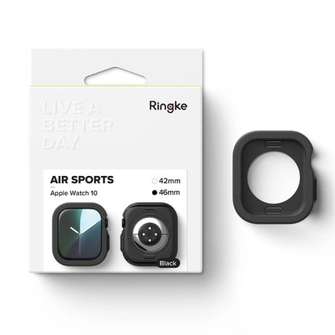 Etui Ringke Air na Apple Watch 10 46 mm - czarny Etui Ringke Air na Apple Watch 10 46 mm - czarny
