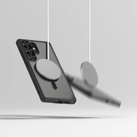 Etui Ringke Fusion Bold MagSafe na Samsung Galaxy S25 Ultra - czarny