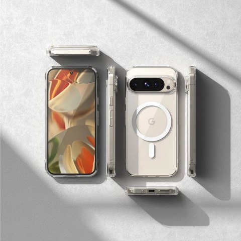Etui Ringke Fusion MagSafe na Google Pixel 9 / 9 Pro - przezroczyste