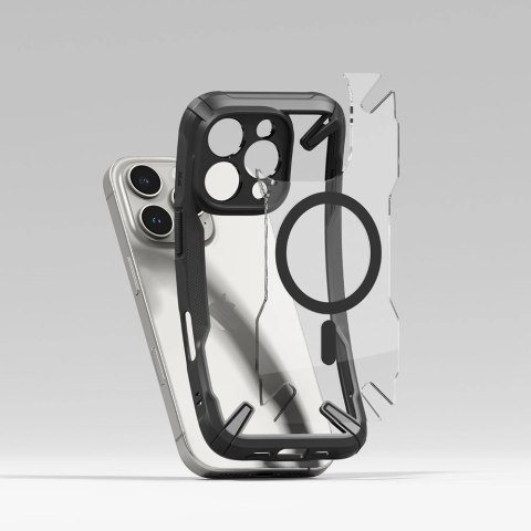 Etui Ringke Fusion X MagSafe na Iphone 16 Pro - czarny Etui Ringke Fusion X MagSafe na Iphone 16 Pro - czarny