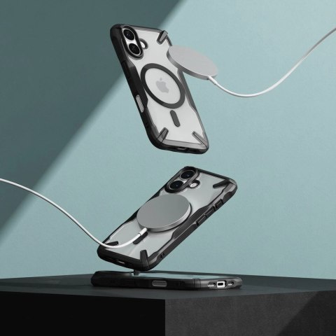 Etui Ringke Fusion X MagSafe na Iphone 16 - czarny Etui Ringke Fusion X MagSafe na Iphone 16 - czarny