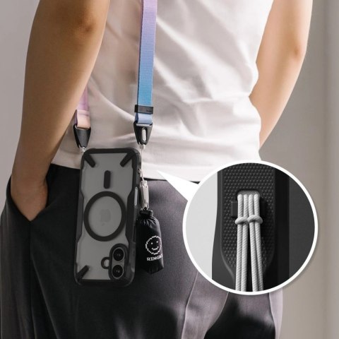 Etui Ringke Fusion X MagSafe na Iphone 16 - czarny Etui Ringke Fusion X MagSafe na Iphone 16 - czarny
