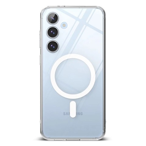 Etui Ringke Fusion MagSafe na Samsung Galaxy S24 FE - przezroczyste