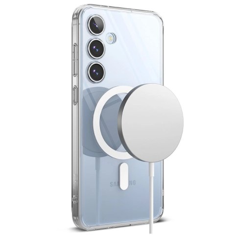 Etui Ringke Fusion MagSafe na Samsung Galaxy S24 FE - przezroczyste