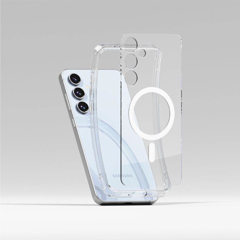 Etui Ringke Fusion MagSafe na Samsung Galaxy S24 FE - przezroczyste