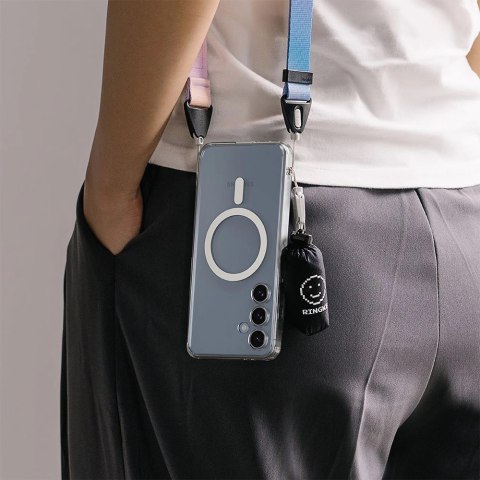 Etui Ringke Fusion MagSafe na Samsung Galaxy S24 FE - przezroczyste