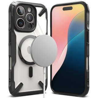Etui Ringke Fusion X MagSafe na iPhone 16 Pro Max - czarny camo