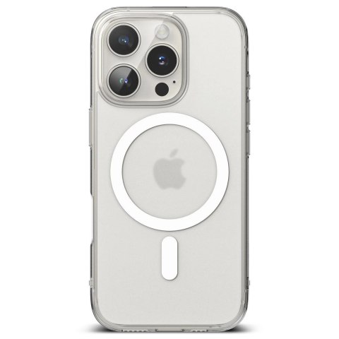 Etui Ringke Fusion MagSafe na iPhone 16 Pro - przezroczyste mat Etui Ringke Fusion MagSafe na iPhone 16 Pro - przezroczyste mat