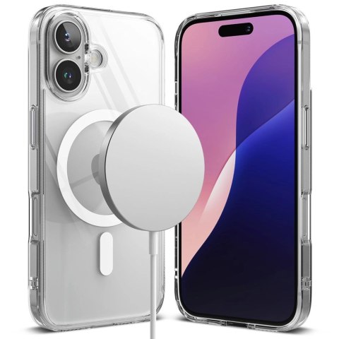 Etui Ringke Fusion MagSafe na iPhone 16 - przezroczyste
