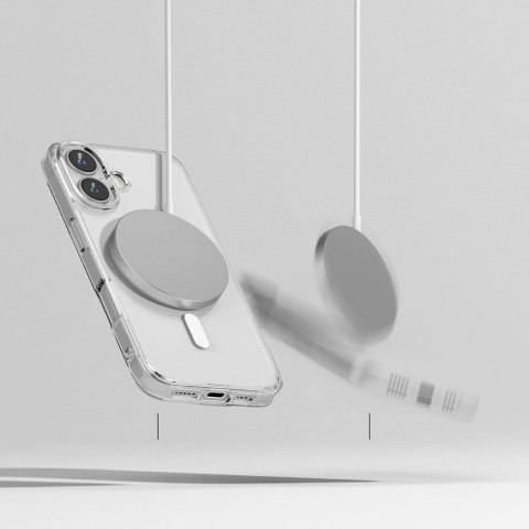 Etui Ringke Fusion MagSafe na iPhone 16 - przezroczyste